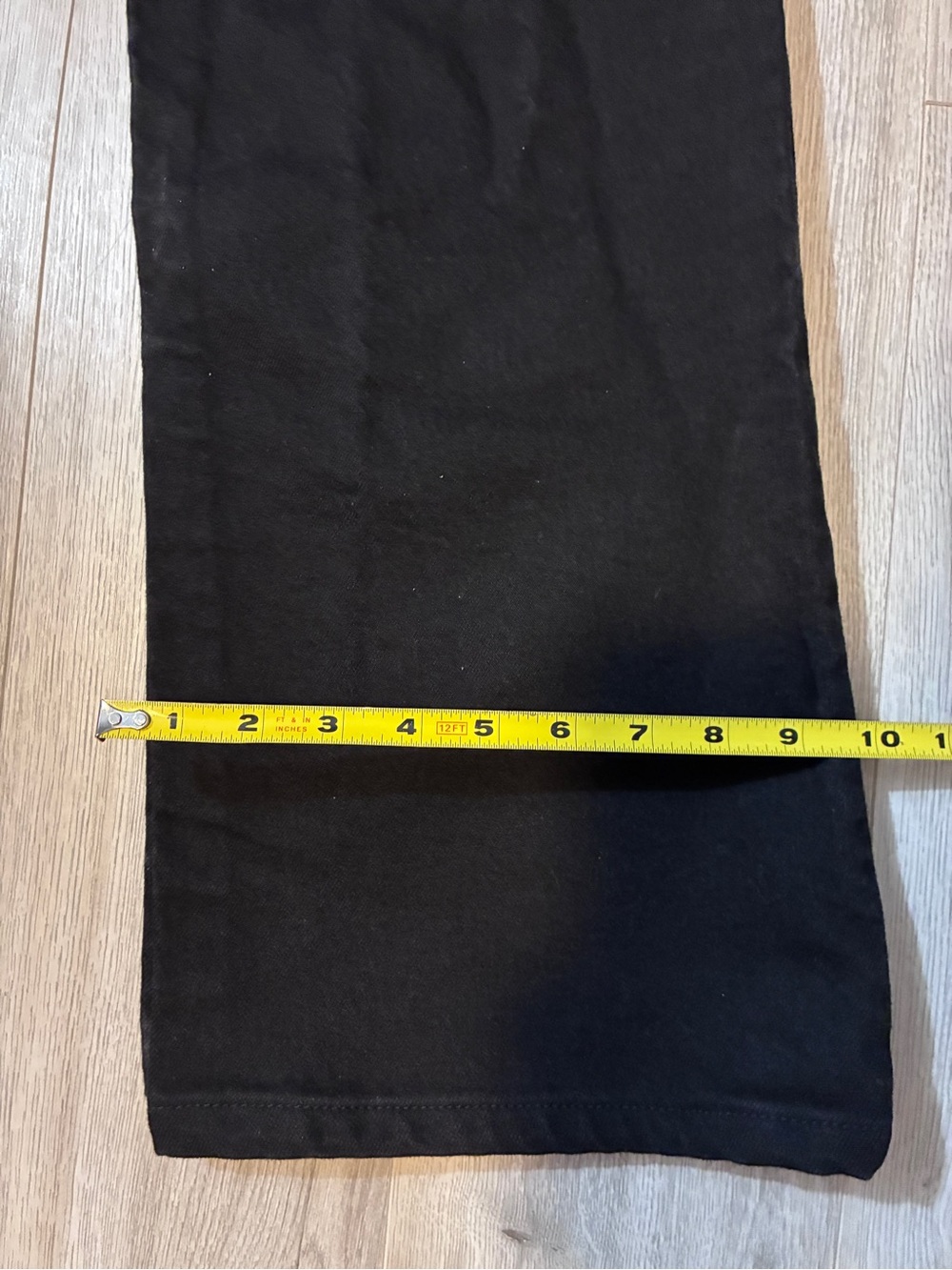 FRAME The Arrow High Rise Bootcut Jeans Black Size 29 Stretch Denim - Picture 12 of 12